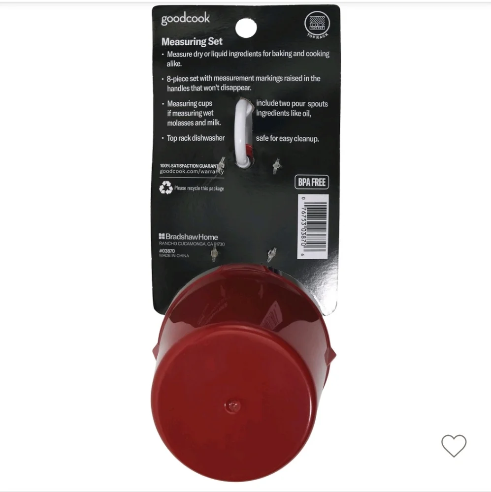GoodCook Ready 8pc Measuring Cups & Spoon Set And GoodCook Collapsible F…